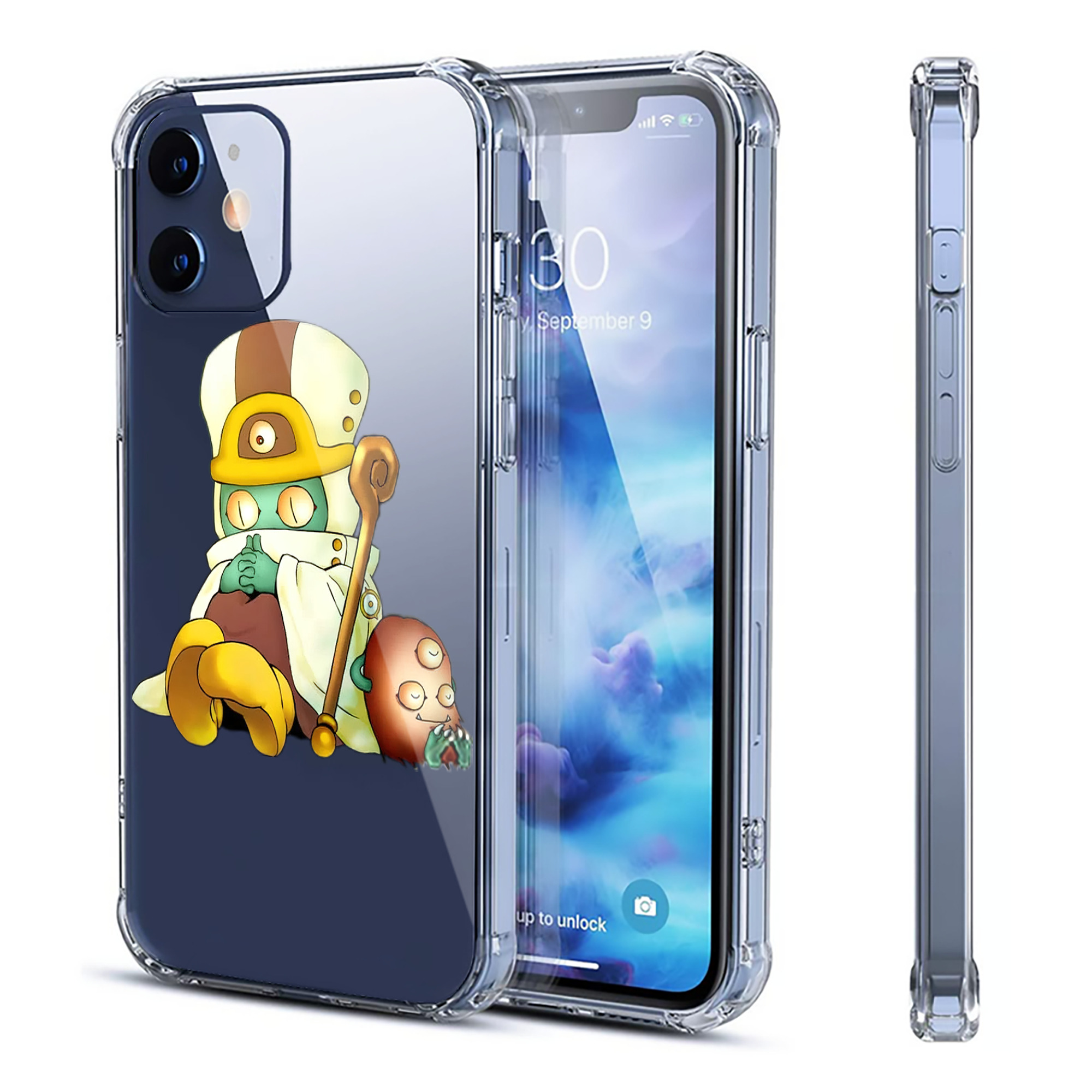 （画像用） 遊☆戯☆王 Yu-Gi-Oh! 【iPhone 12シリーズ対応】透明スマホケース（クリアソフトケース）